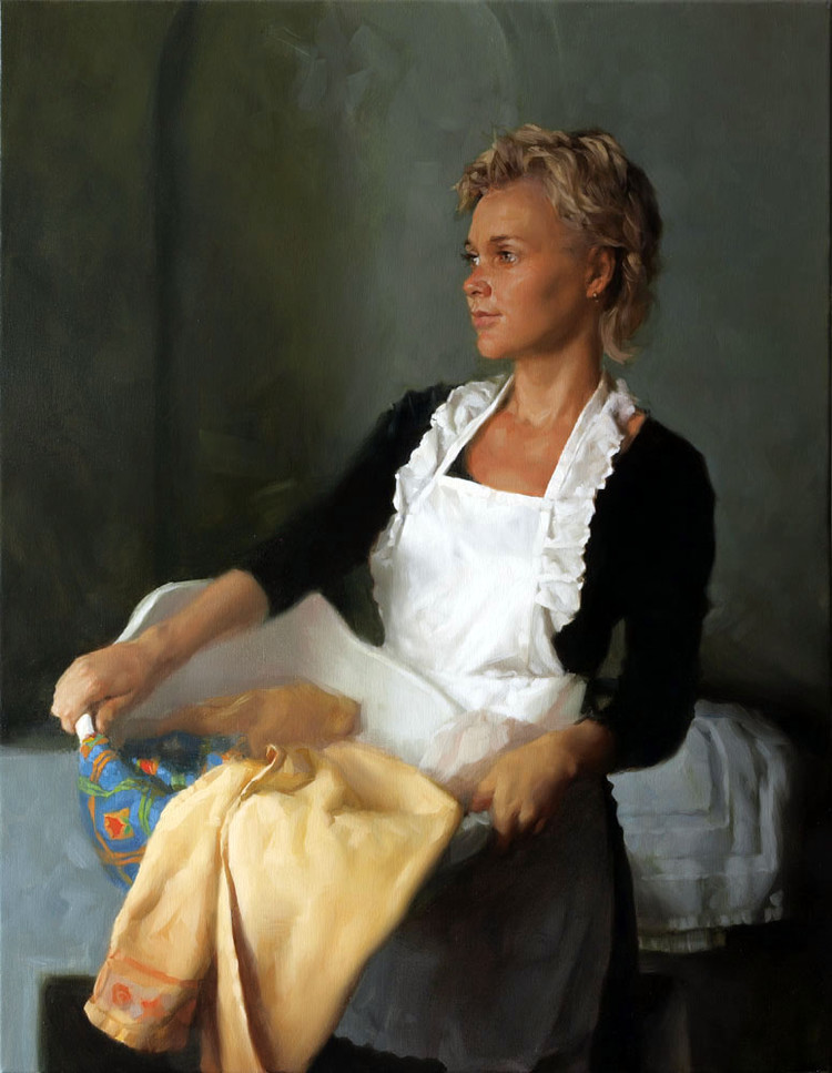 俄罗斯Evgeniy Monahov人物油画作品欣赏