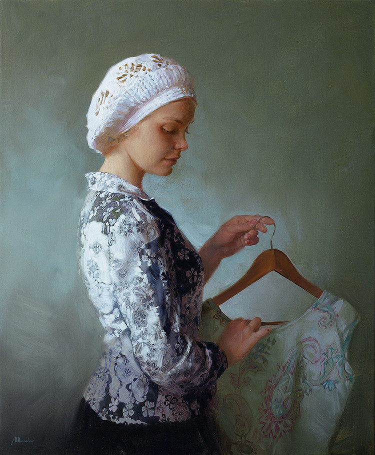 俄罗斯Evgeniy Monahov人物油画作品欣赏
