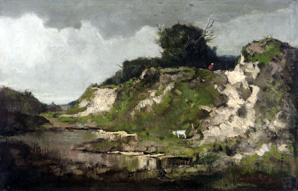 荷兰Leendert van der Vlist风景油画作品欣赏
