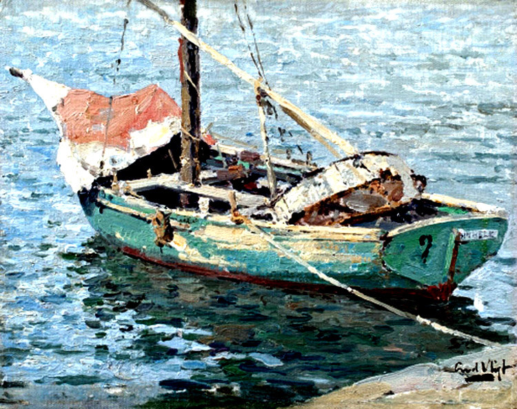 荷兰Leendert van der Vlist风景油画作品欣赏