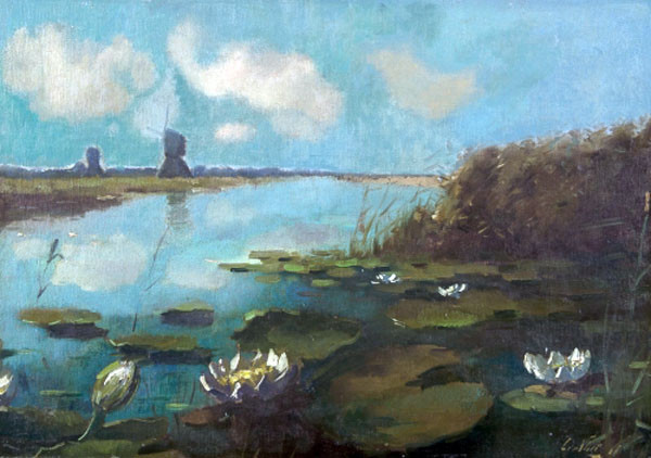 荷兰Leendert van der Vlist风景油画作品欣赏