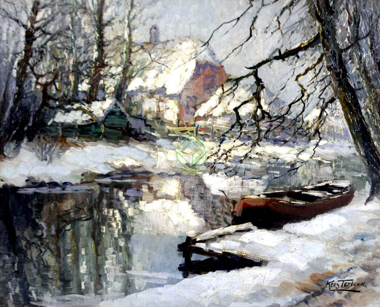 荷兰Leendert van der Vlist风景油画作品欣赏
