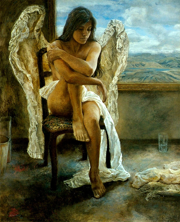 玻利维亚Remy Daza Rojas人物油画作品欣赏