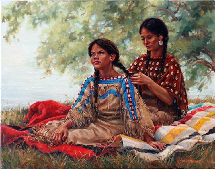 美国Sharon Standridge西牧风情油画作品欣赏
