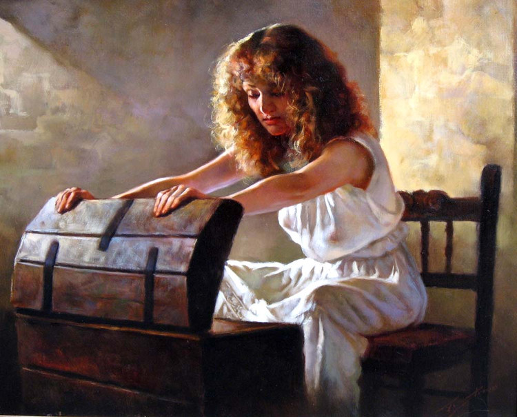 意大利Gianni Strino女性油画作品欣赏