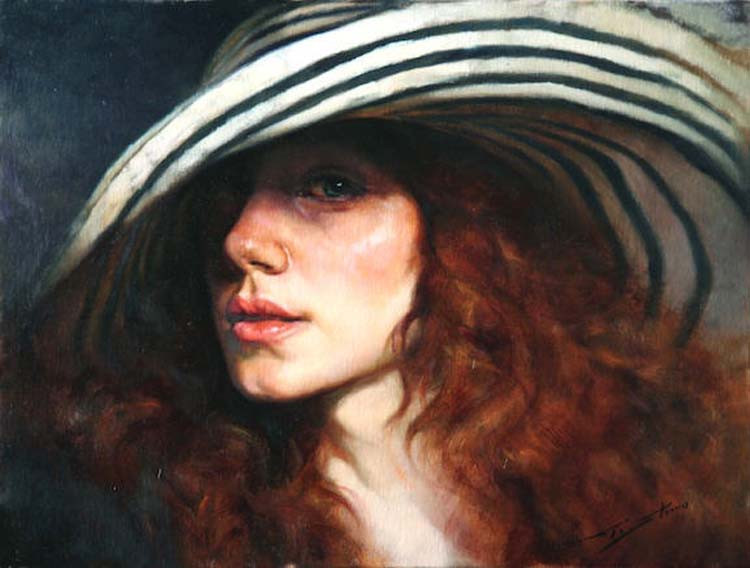 意大利Gianni Strino女性油画作品欣赏