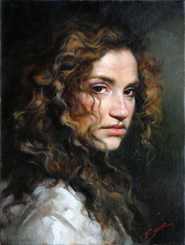 意大利Gianni Strino女性油画作品欣赏