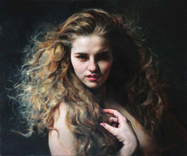 意大利Gianni Strino女性油画作品欣赏