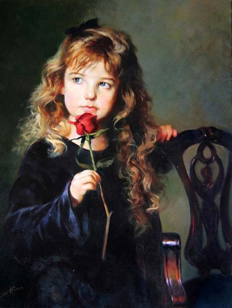 意大利Gianni Strino女性油画作品欣赏