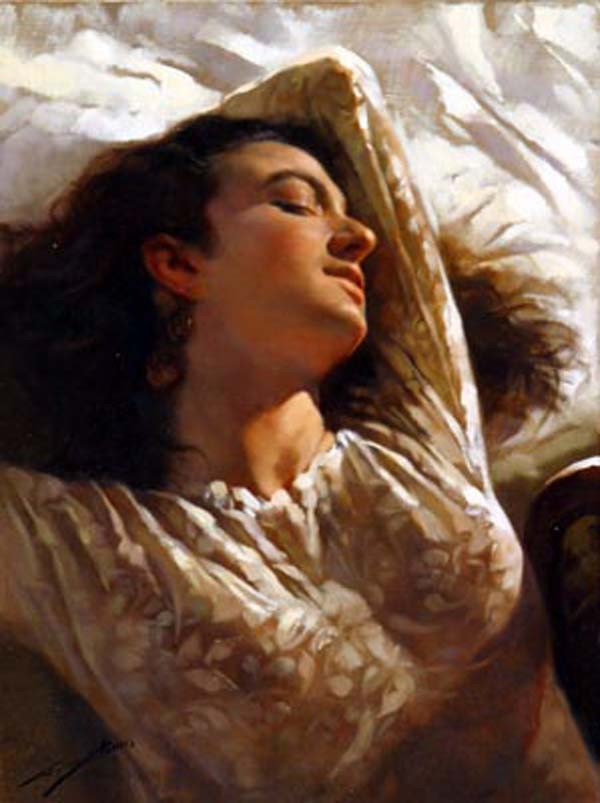 意大利Gianni Strino女性油画作品欣赏
