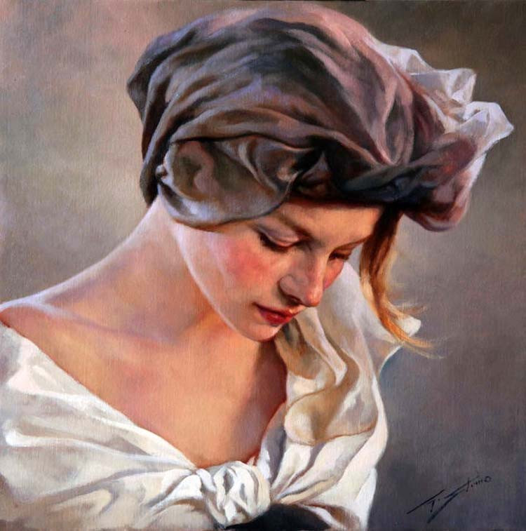 意大利Gianni Strino女性油画作品欣赏