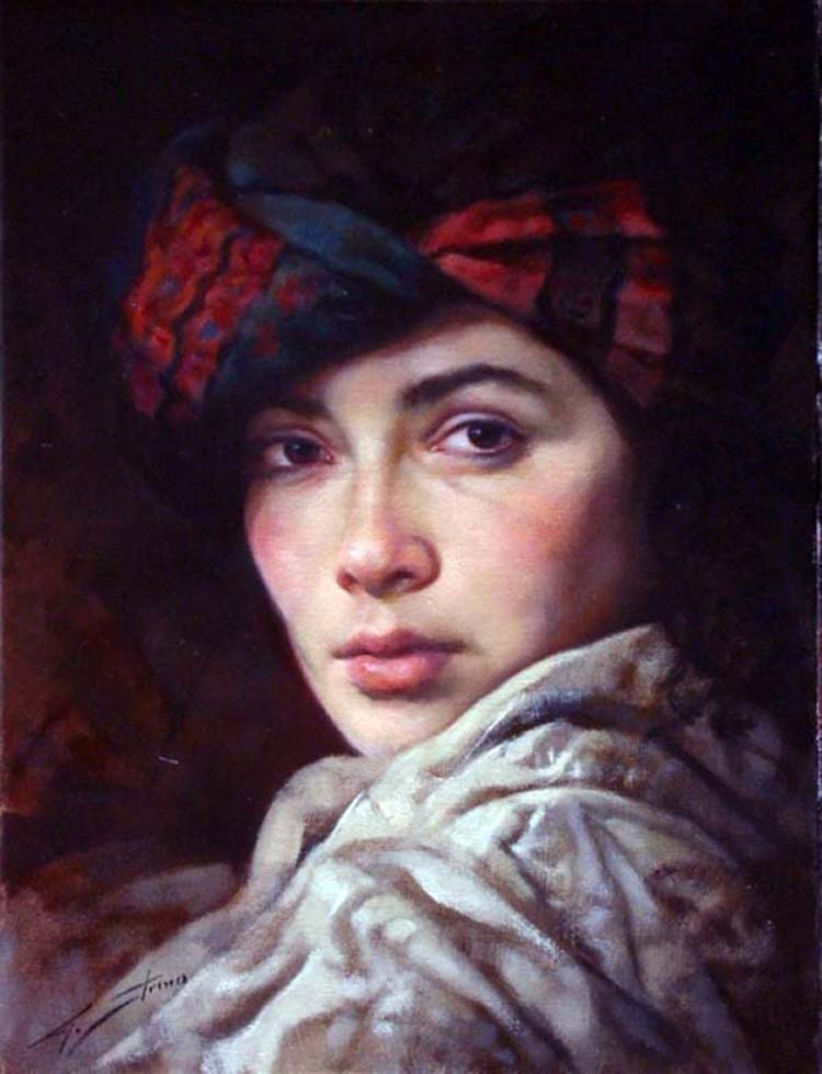 意大利Gianni Strino女性油画作品欣赏