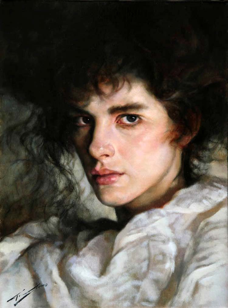 意大利Gianni Strino女性油画作品欣赏