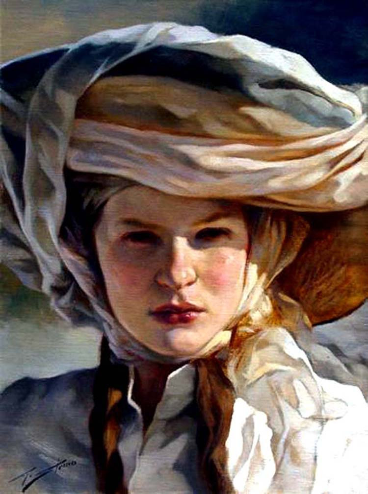 意大利Gianni Strino女性油画作品欣赏