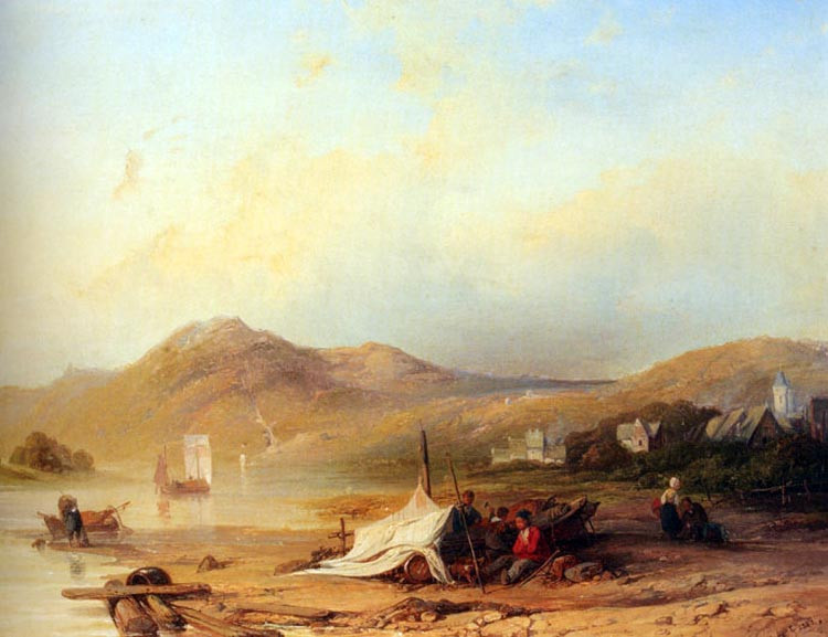 荷兰Willem Elisa Roelofs风景油画壁纸