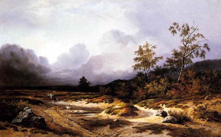 荷兰Willem Elisa Roelofs风景油画壁纸