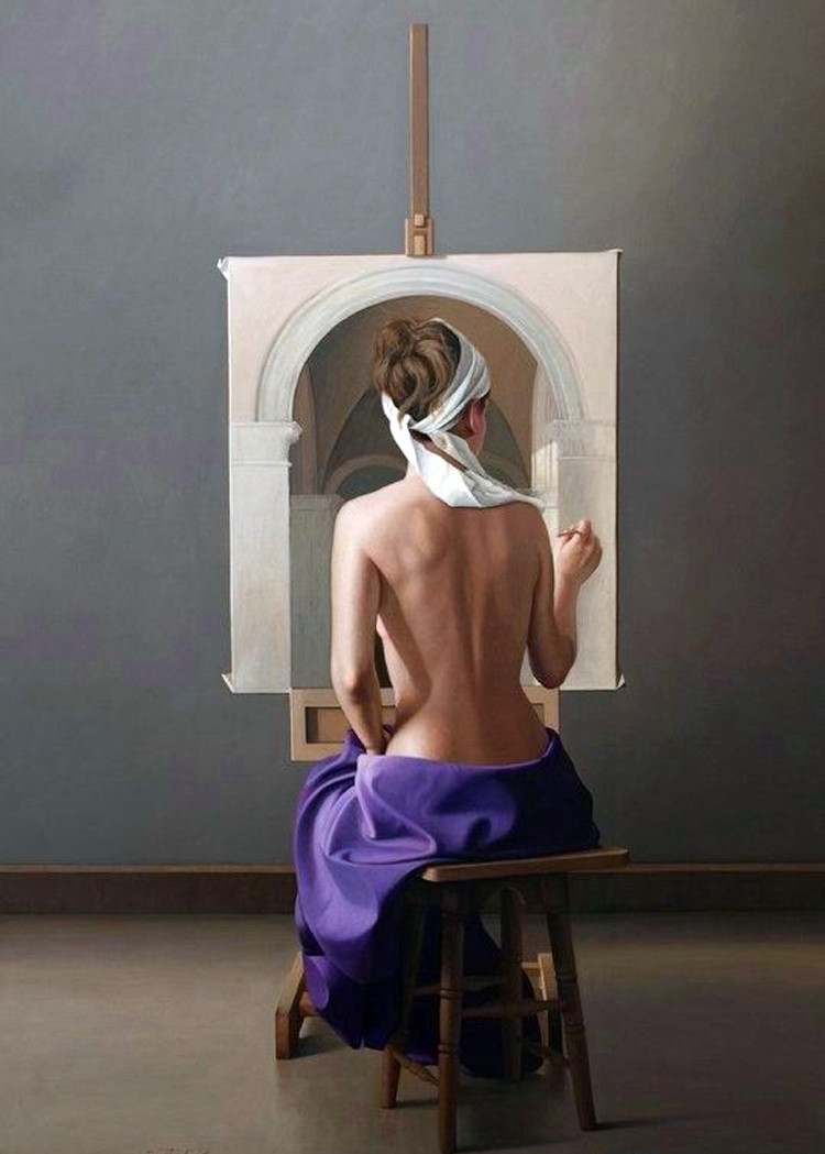 秘鲁Benito Cernaleon超写实油画作品欣赏