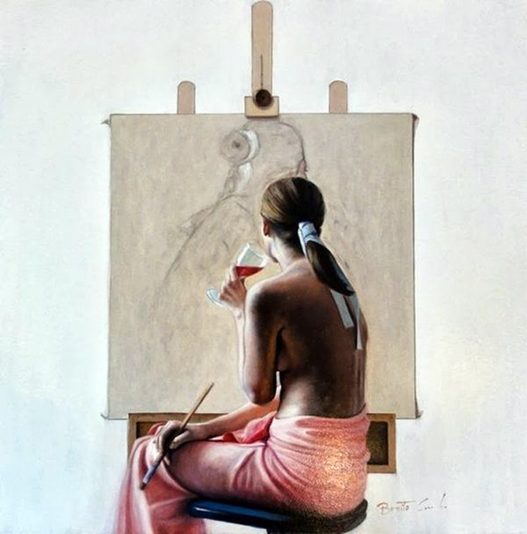 秘鲁Benito Cernaleon超写实油画作品欣赏