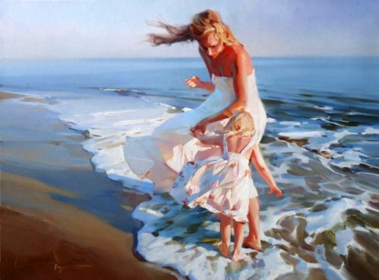 俄罗斯Alexey Chernigin人物油画作品欣赏