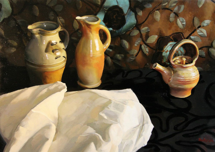 英国Walter Awlson人物油画作品欣赏