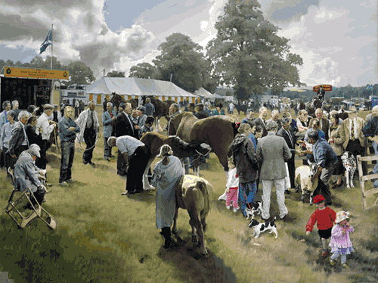 英国Walter Awlson人物油画作品欣赏