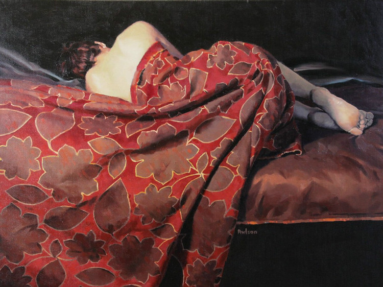 英国Walter Awlson人物油画作品欣赏
