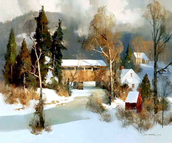 美国Tom Nicholas风景油画作品欣赏
