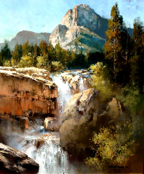 美国Tom Nicholas风景油画作品欣赏