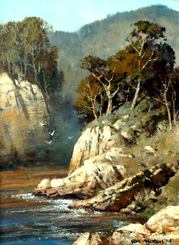 美国Tom Nicholas风景油画作品欣赏