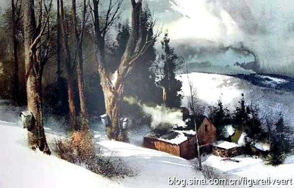 美国Tom Nicholas风景油画作品欣赏