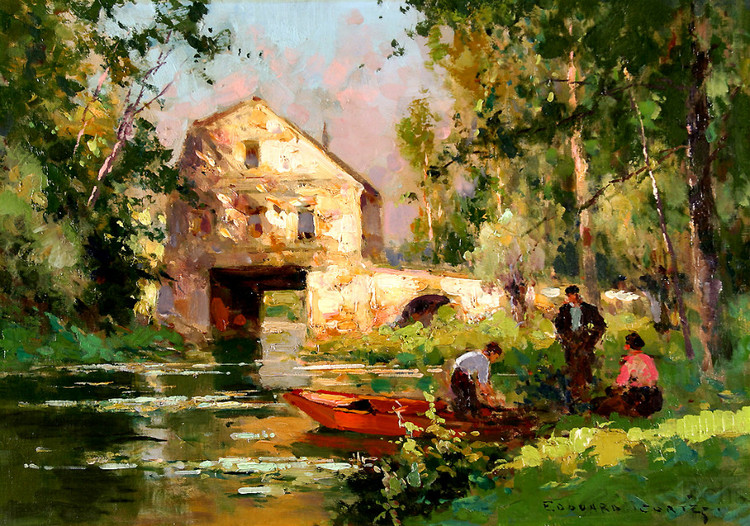 法国Edouard Leon Cortes油画作品欣赏