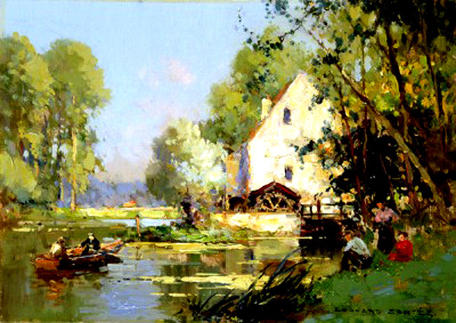 法国Edouard Leon Cortes油画作品欣赏