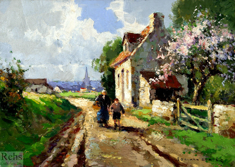 法国Edouard Leon Cortes油画作品欣赏