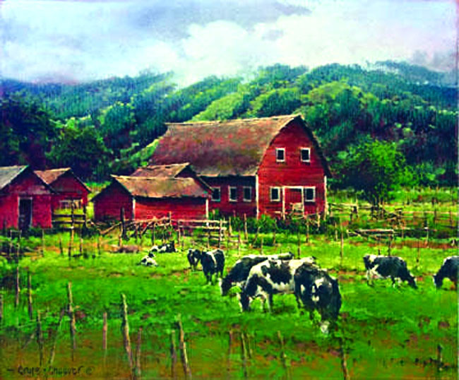 美国Bruce Cheever风景油画作品欣赏