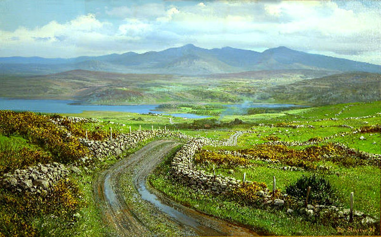 英国Peter Ellenshaw风景油画作品欣赏