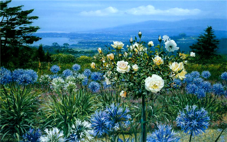 英国Peter Ellenshaw风景油画作品欣赏