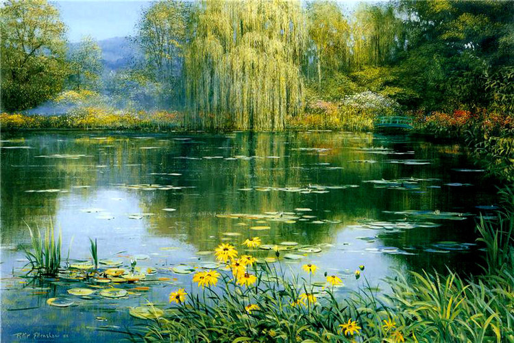 英国Peter Ellenshaw风景油画作品欣赏