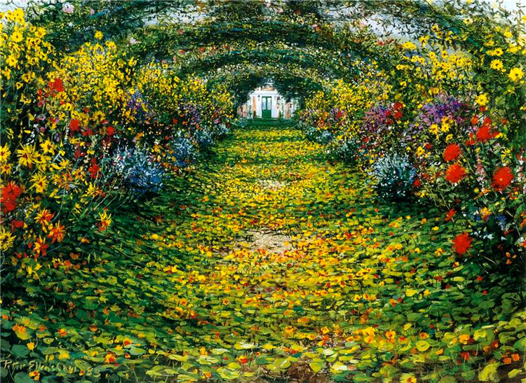 英国Peter Ellenshaw风景油画作品欣赏