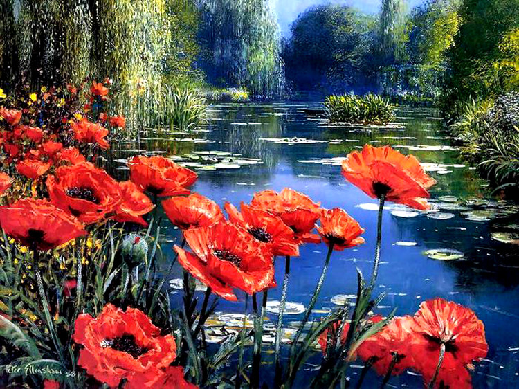 英国Peter Ellenshaw风景油画作品欣赏