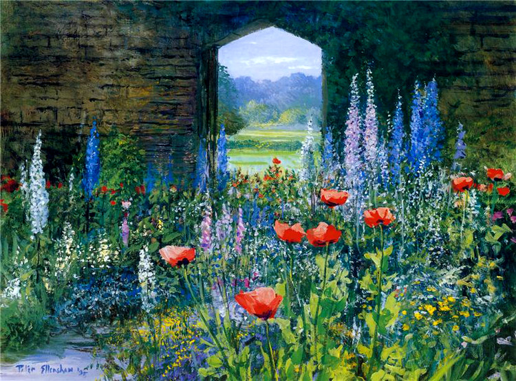 英国Peter Ellenshaw风景油画作品欣赏