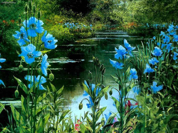 英国Peter Ellenshaw风景油画作品欣赏
