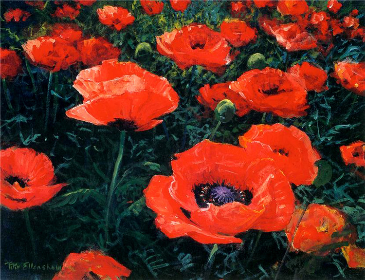 英国Peter Ellenshaw风景油画作品欣赏