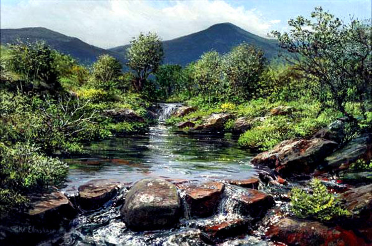 英国Peter Ellenshaw风景油画作品欣赏