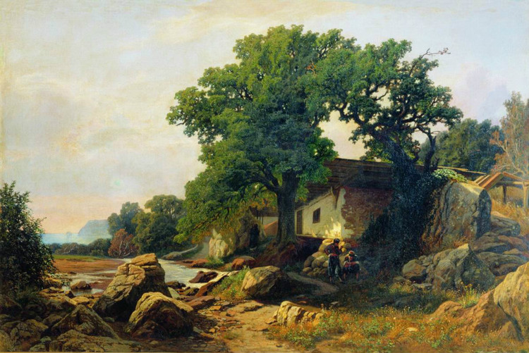 俄罗斯Орловский Владимир Донатович风景油画作品欣赏