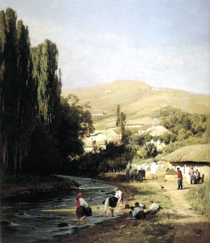 俄罗斯Орловский Владимир Донатович风景油画作品欣赏