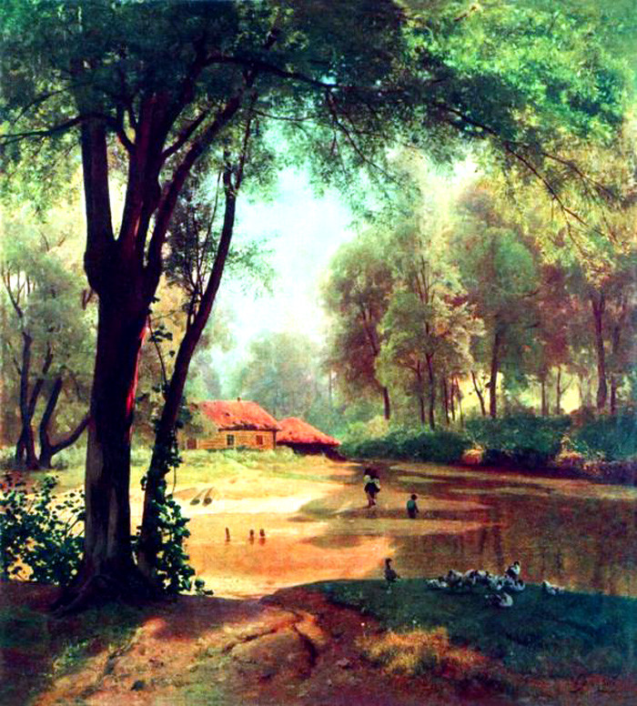 俄罗斯Орловский Владимир Донатович风景油画作品欣赏