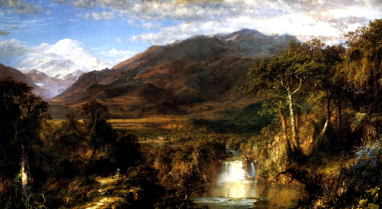 美国Frederic Edwin Church风景油画作品欣赏