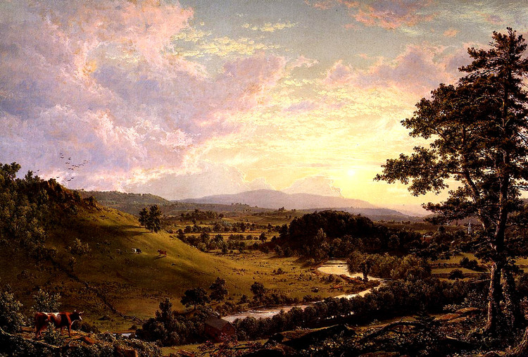 美国Frederic Edwin Church风景油画作品欣赏