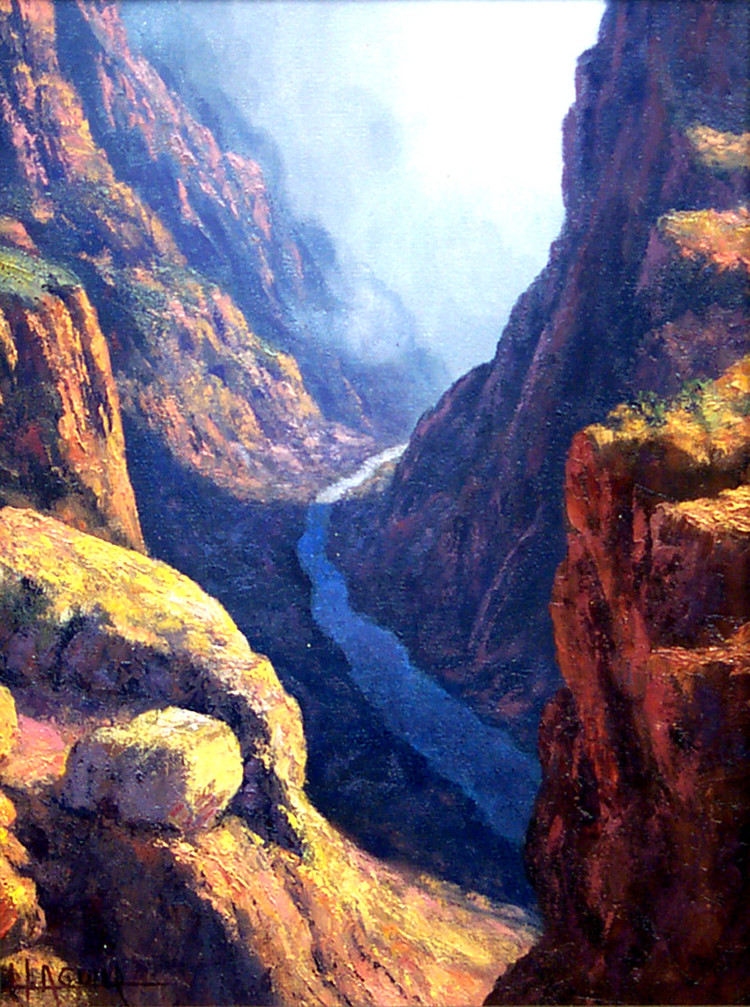 阿根廷Huertas Aguiar风景油画作品欣赏