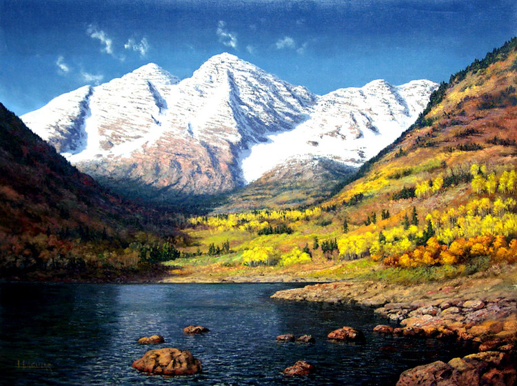 阿根廷Huertas Aguiar风景油画作品欣赏